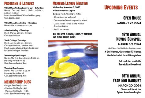 2023 curling schedule.